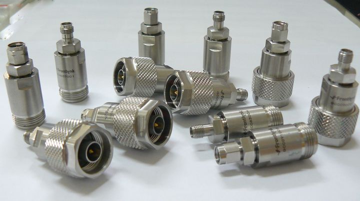 High performance RF connectors with N type adaptors